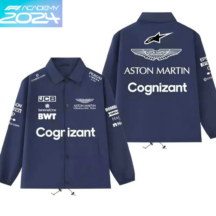 2024 Veste BWT Aston Martin Cognizant F1 Team Surchemise Hiver Homme
